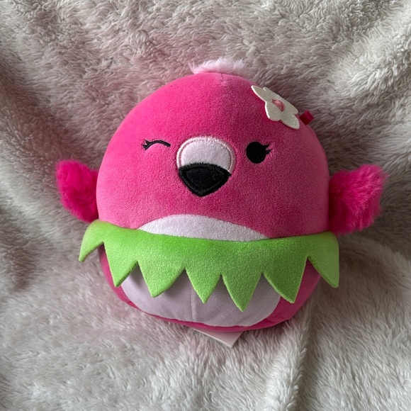 Squishmallows Cookie Flamingo Plush 5” 💖 No Tag | Kawaii Bird Mini Collectible - Picture 2 of 6
